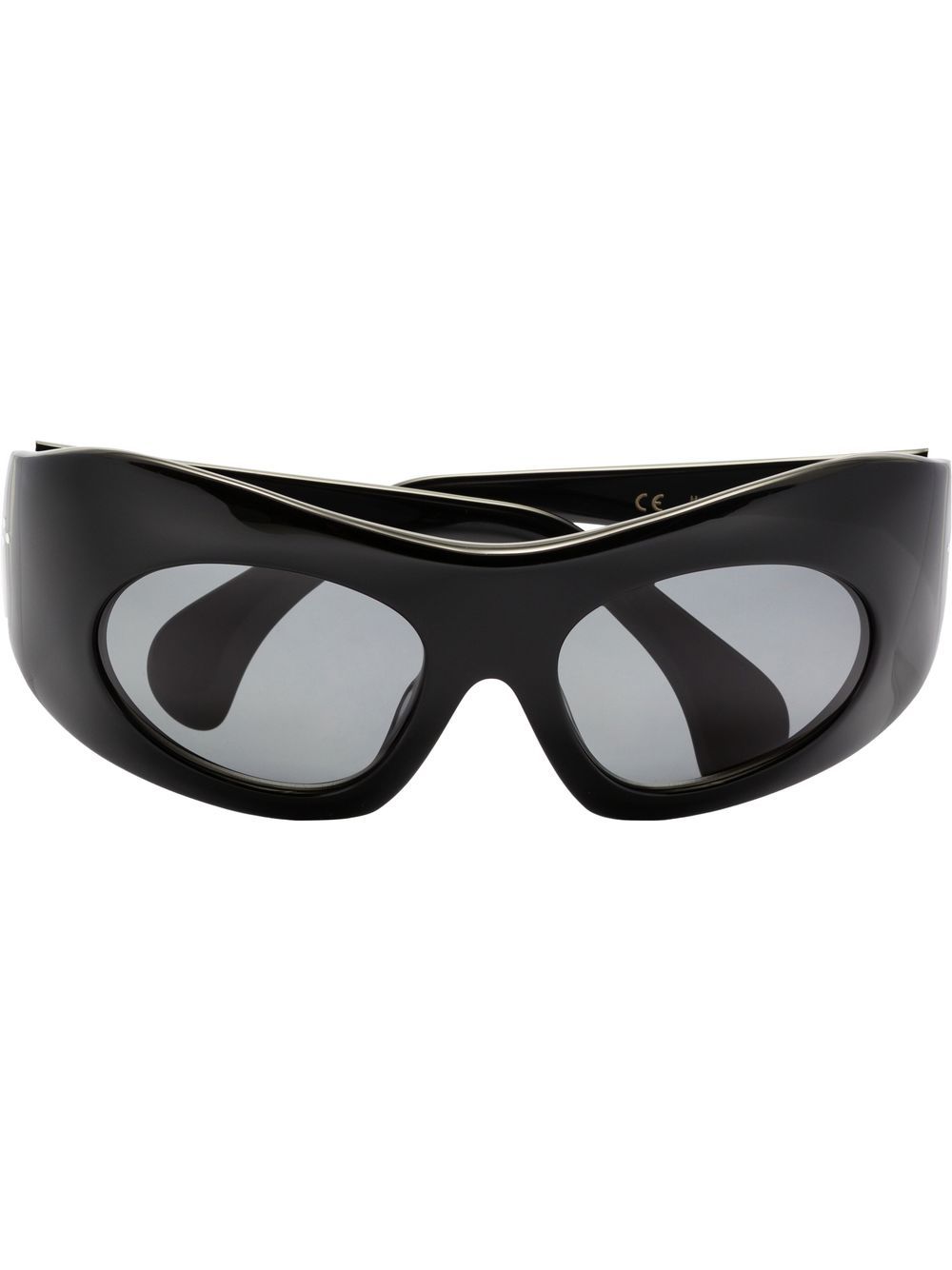 Port Tanger Ruh mask-frame sunglasses – Black