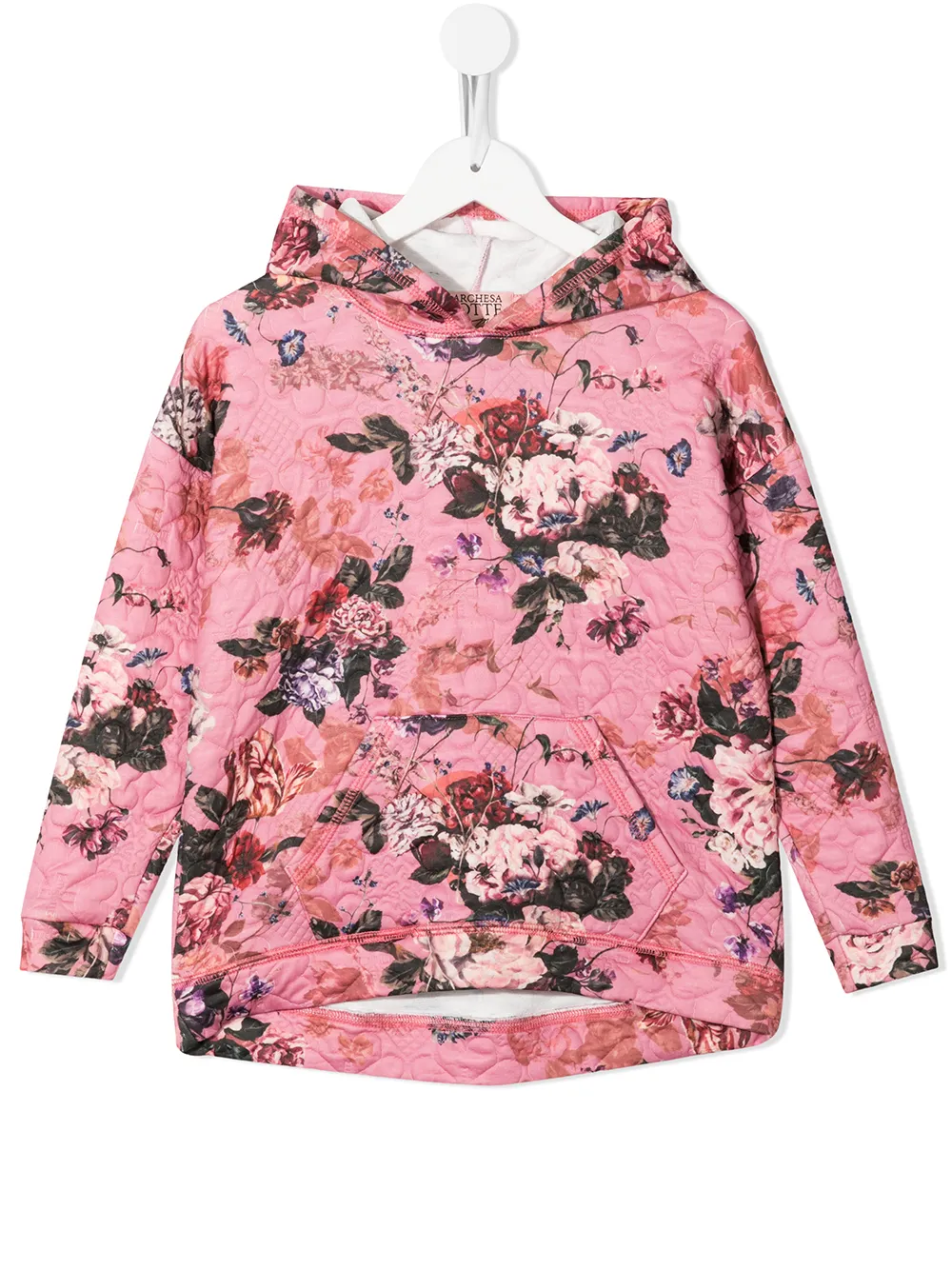 

MARCHESA NOTTE MINI hoodie con estampado floral - Rosado