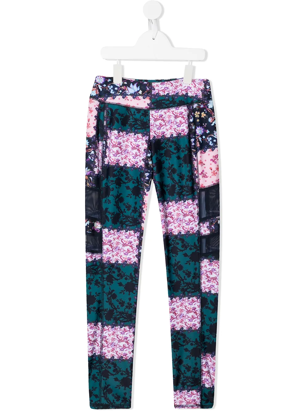 

MARCHESA NOTTE MINI leggins con estampado patchwork - Rosado