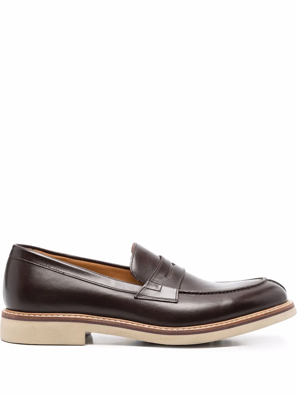 

Corneliani mocasines penny - Marrón