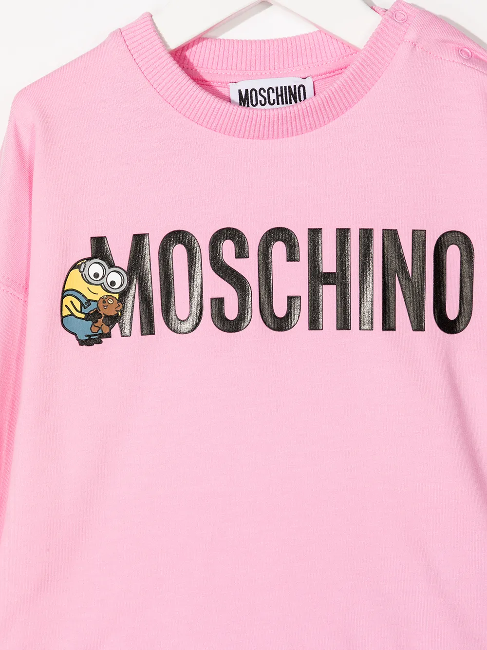 фото Moschino kids спортивный костюм minion с логотипом