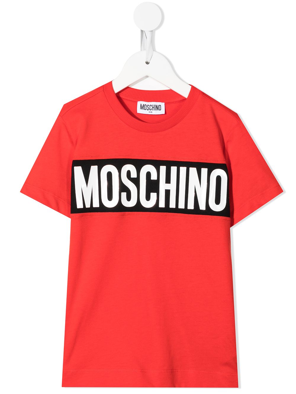 фото Moschino kids футболка с логотипом