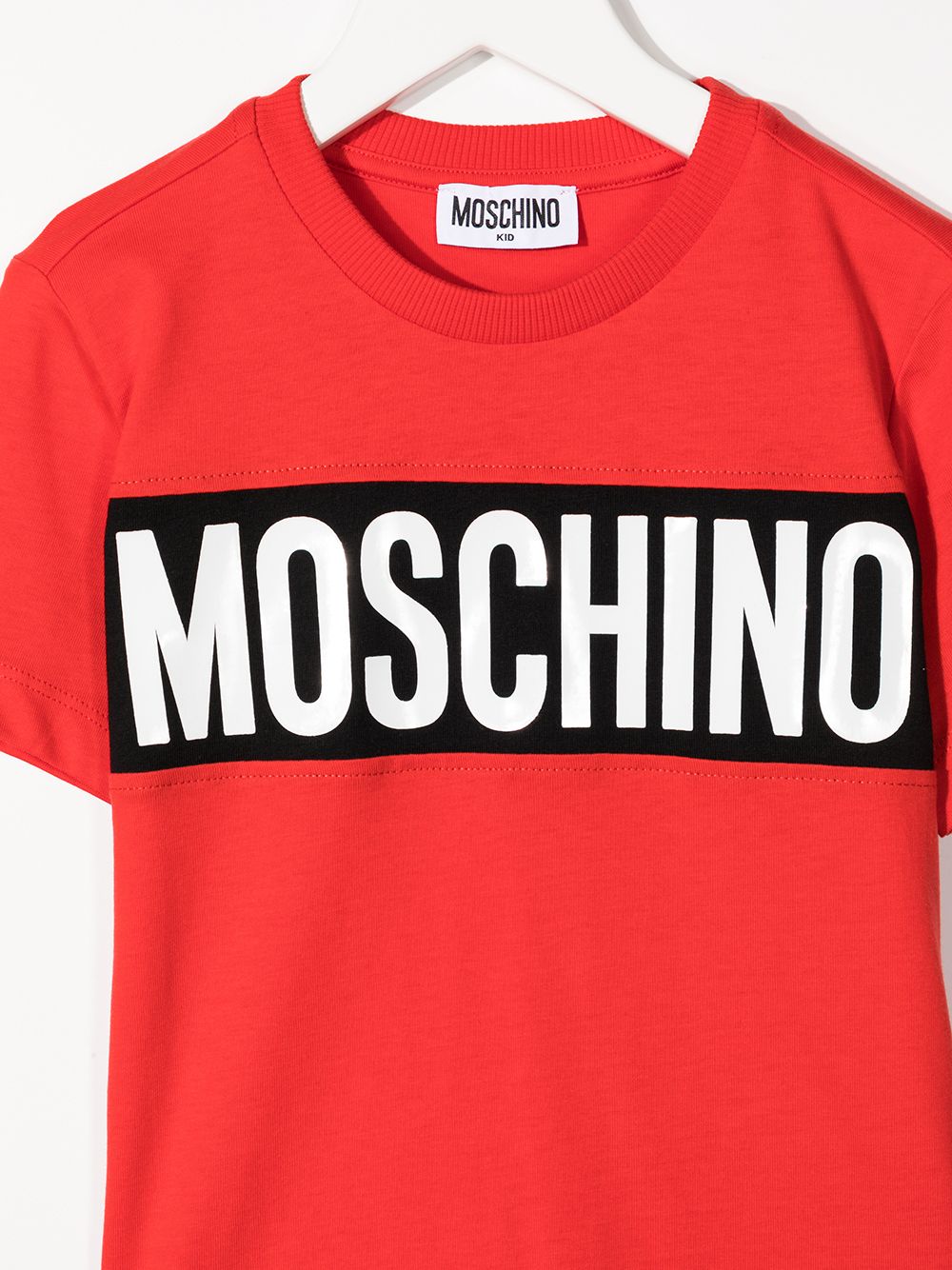 фото Moschino kids футболка с логотипом