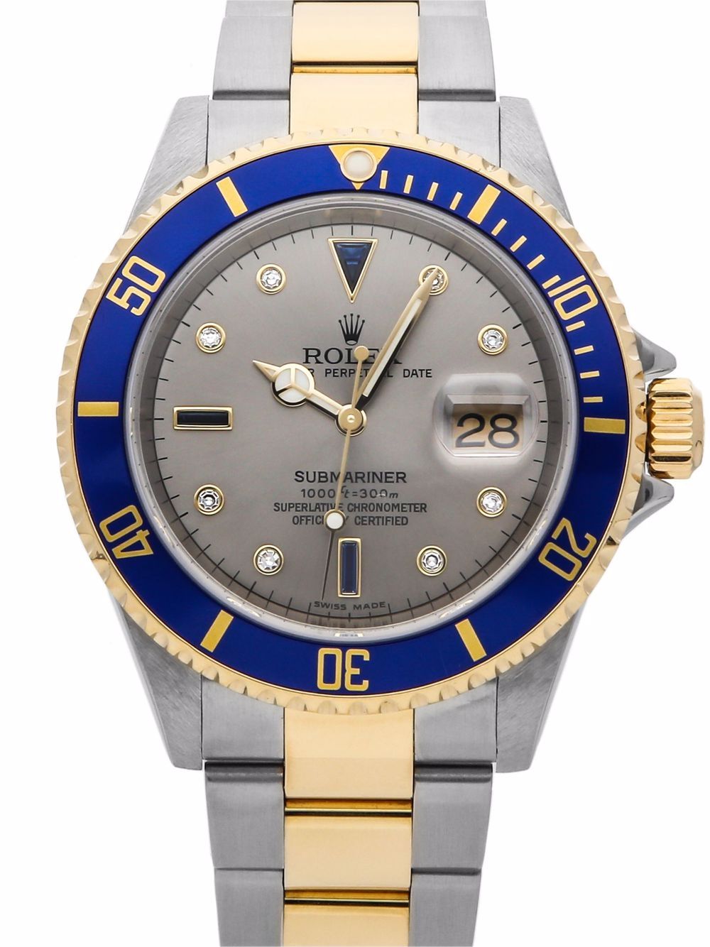 фото Rolex наручные часы submariner date pre-owned 40 мм 2008-го года