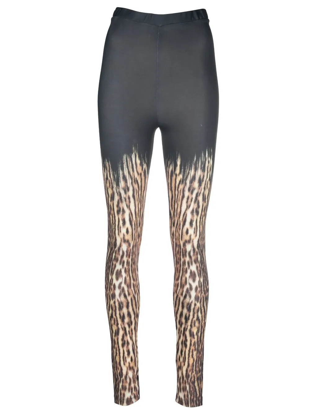 

Roberto Cavalli leggins con estampado de leopardo - Negro