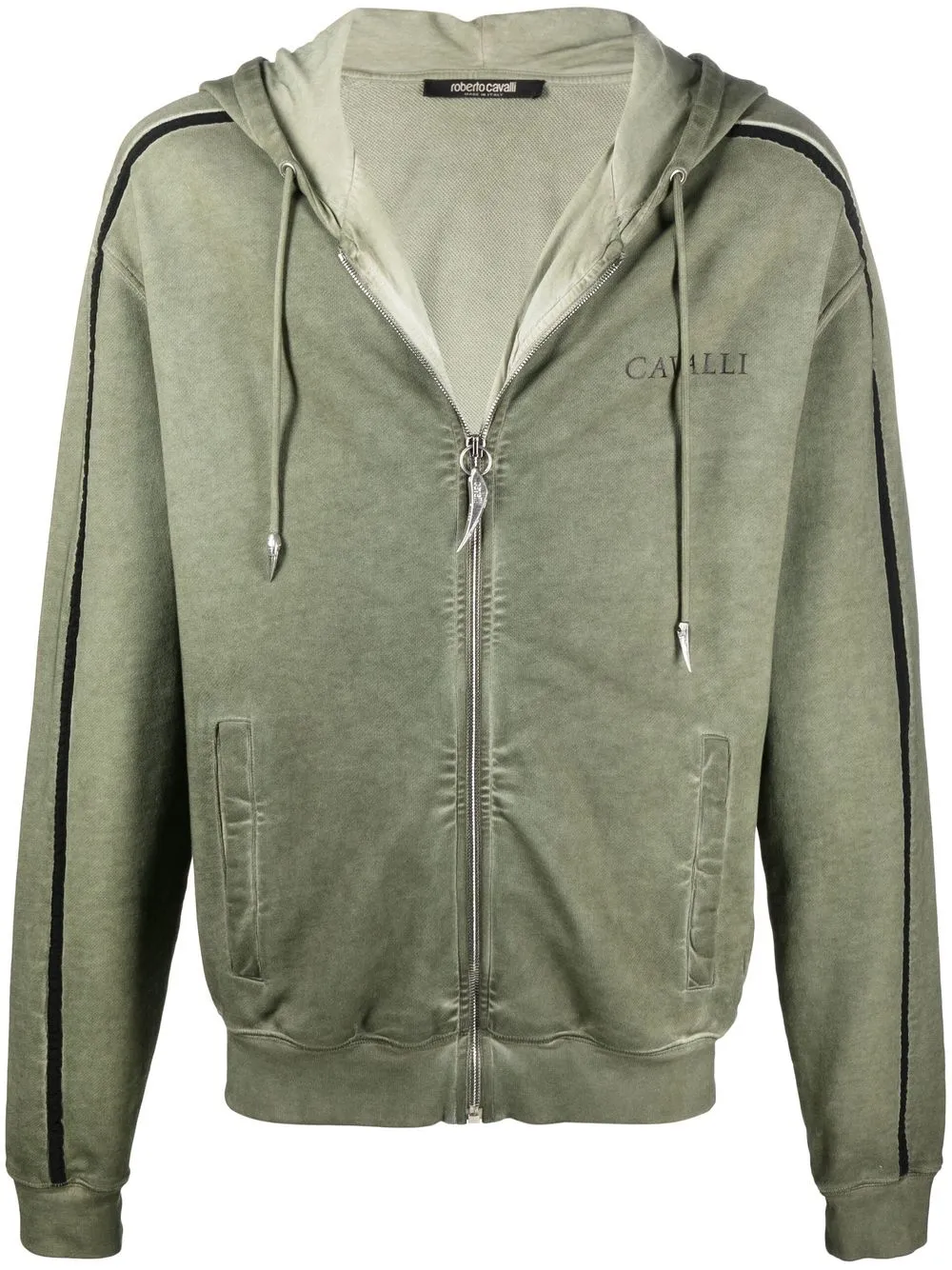 

Roberto Cavalli hoodie con eslogan - Verde