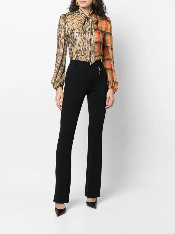 Roberto Cavalli プリント シルクブラウス - Farfetch