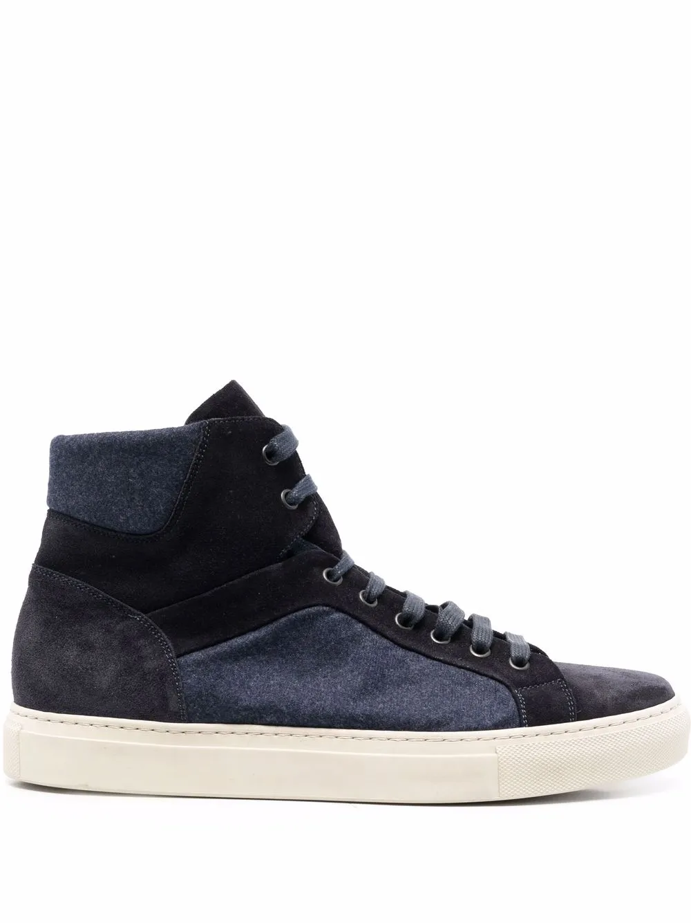 

Corneliani lace-up high-top sneakers - Blue