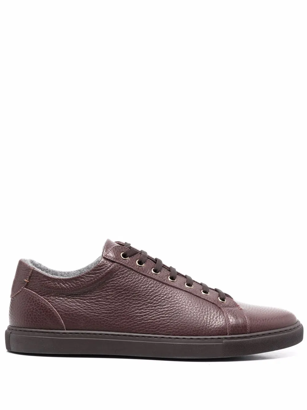 

Corneliani lace-up leather sneakers - Red