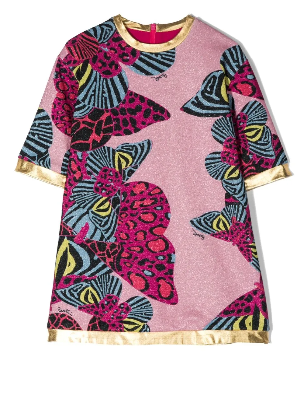 

Roberto Cavalli Junior playera con estampado gráfico - Rosado