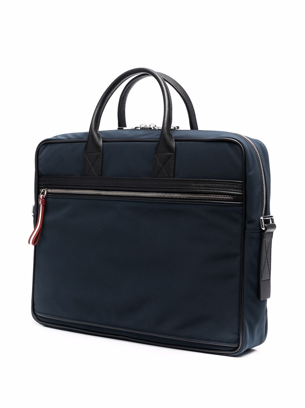 Bally logo-print stripe-detailed Briefcase - Farfetch