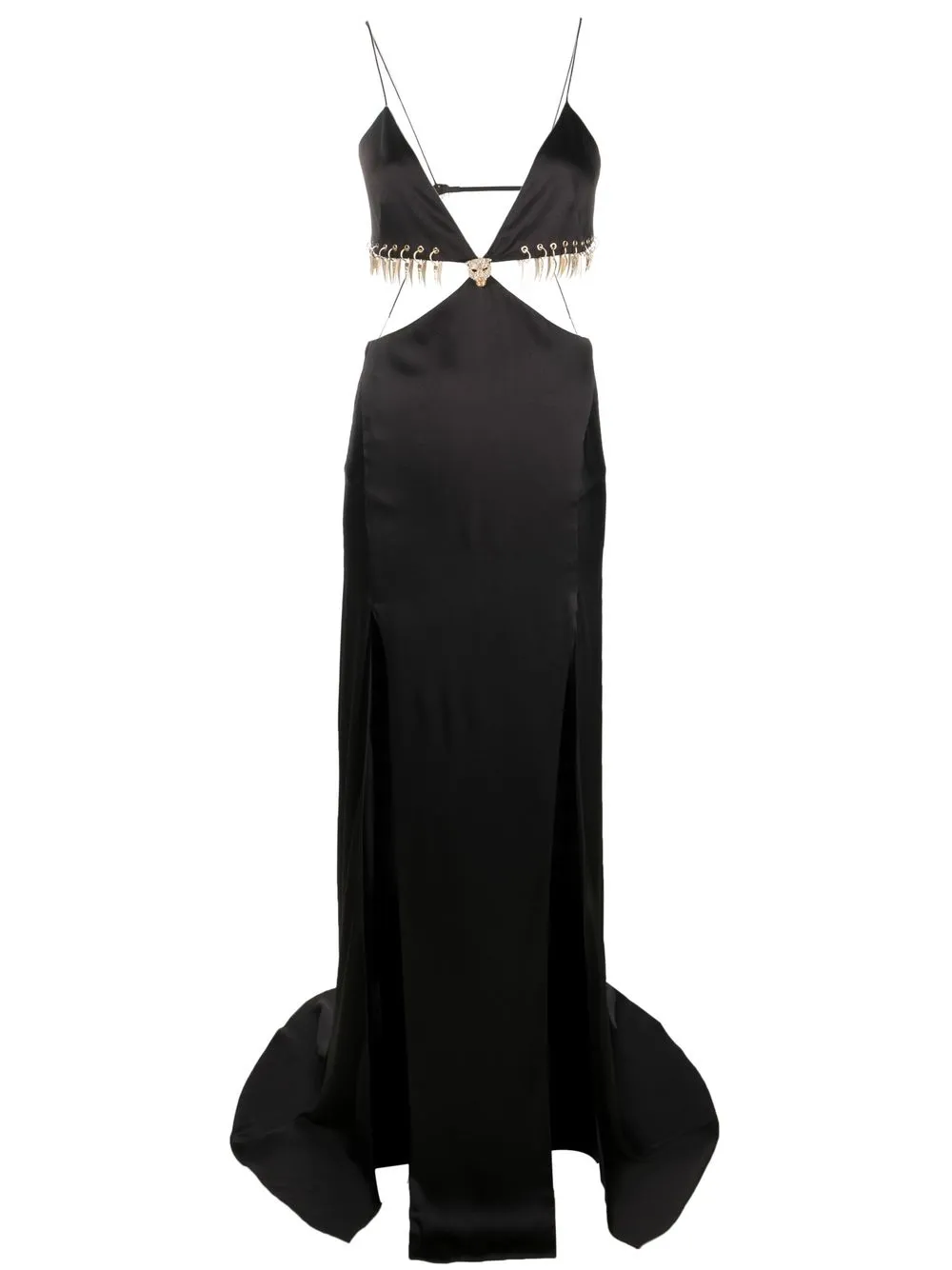 

Roberto Cavalli vestido de fiesta Tiger Tooth - Negro