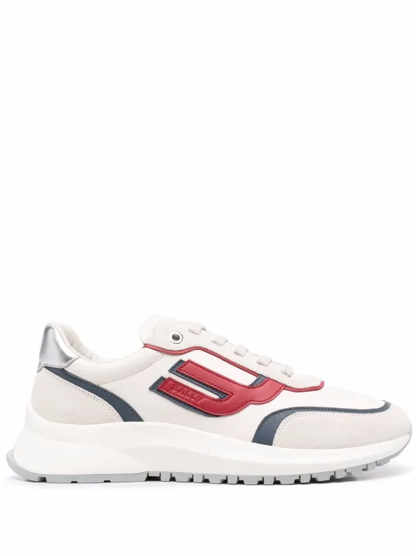 bally leather sneakers