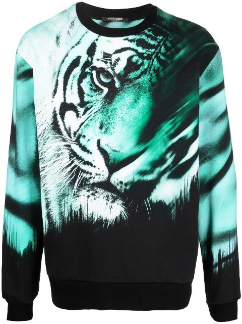 Roberto Cavalli tiger-print sweatshirt