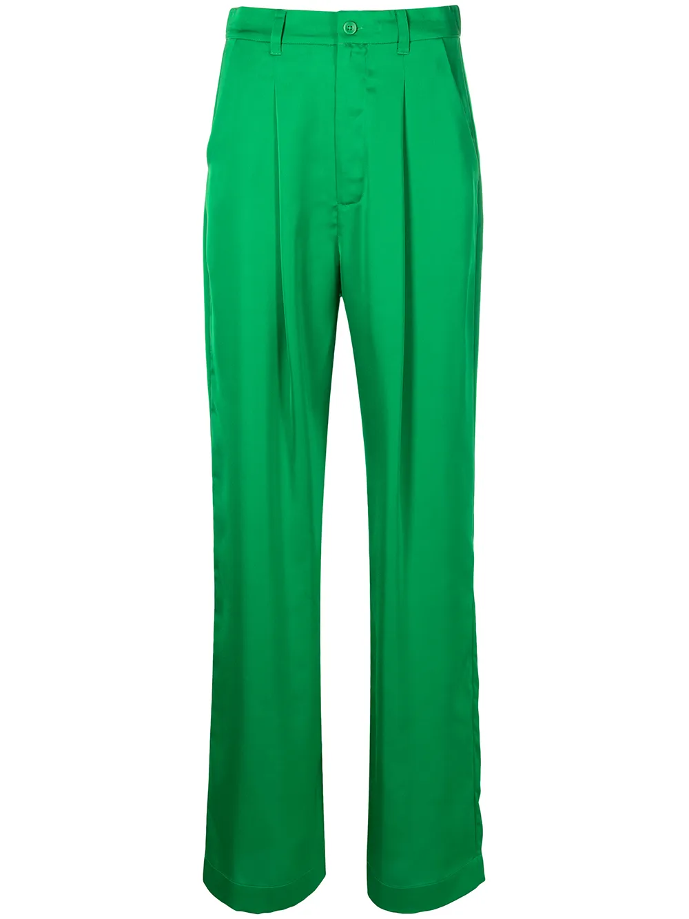 

Apparis pantalones con pinzas y tiro alto - Verde