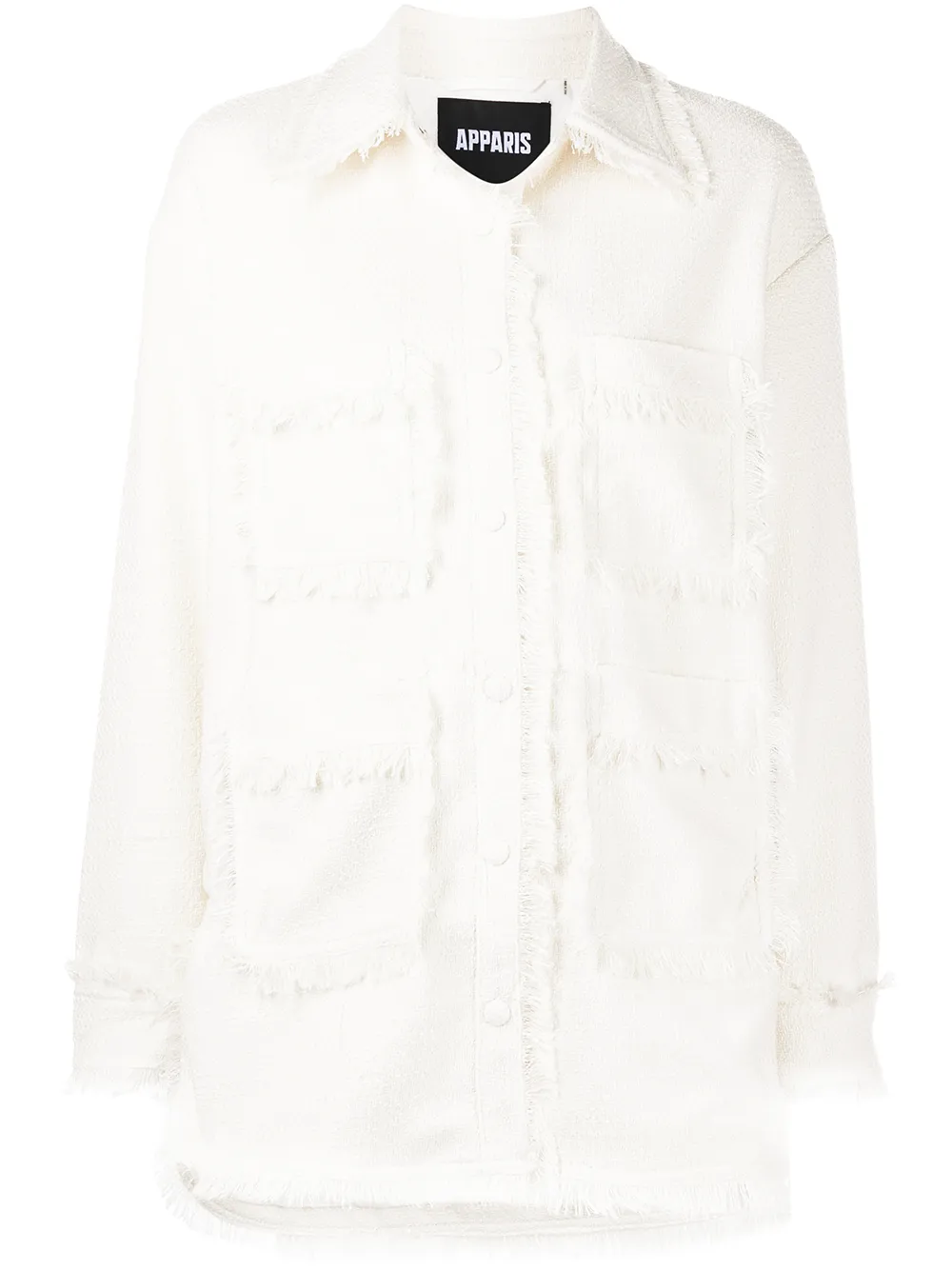 

Apparis sobrecamisa Callie de tweed - Blanco