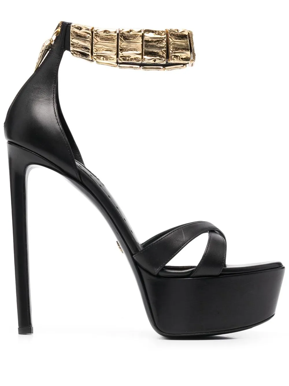 

Roberto Cavalli sandalias con plataforma y tacón stiletto - Negro