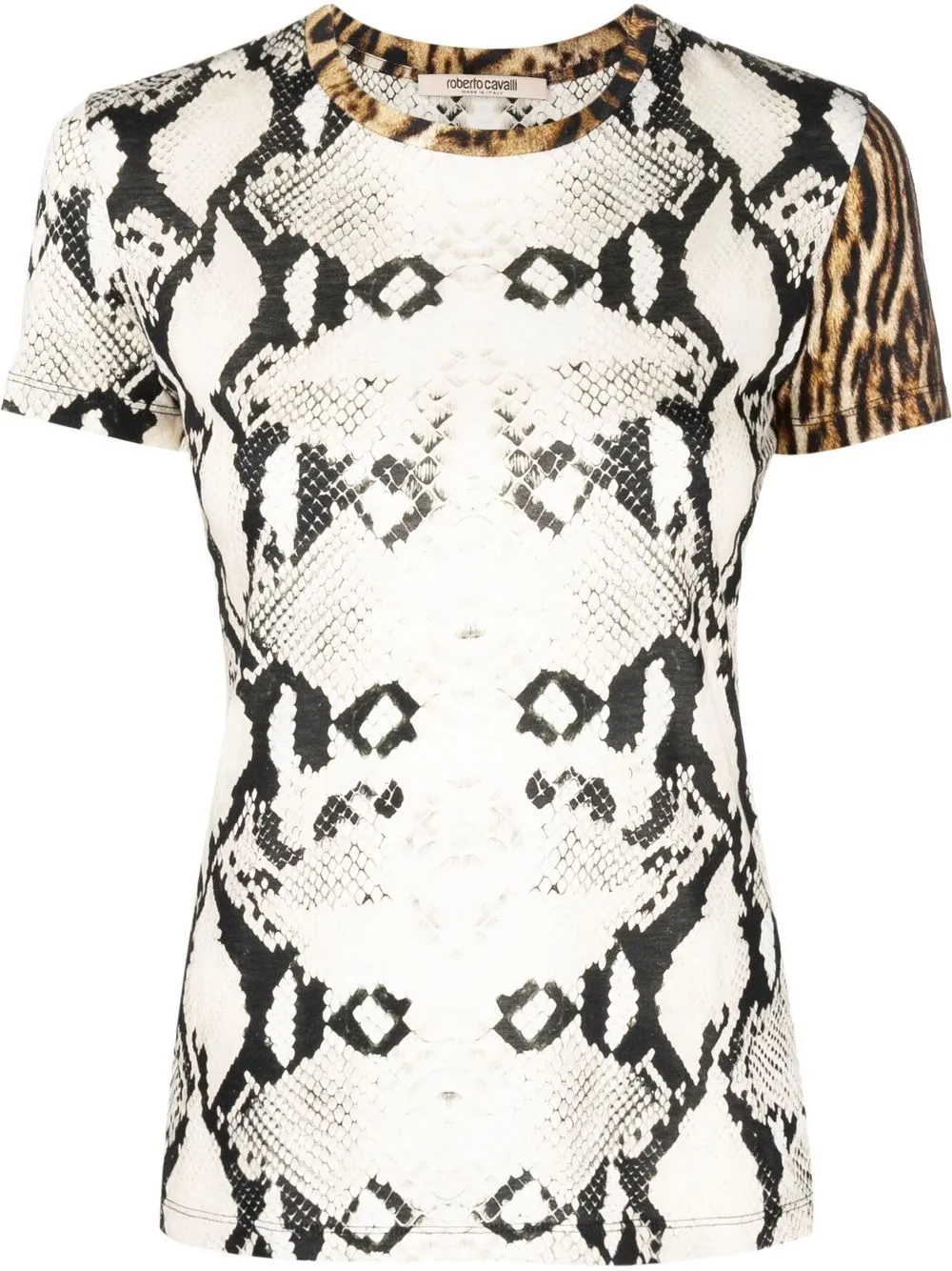 

Roberto Cavalli camiseta con animal print - Neutro