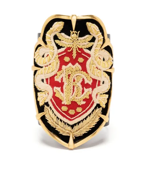 Roberto Cavalli brazalete con detalle de aplique
