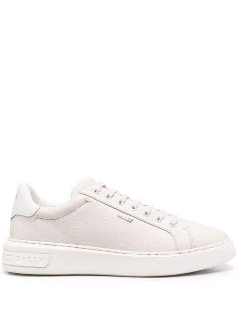 Bally Miky_ pebbled low-top sneakers