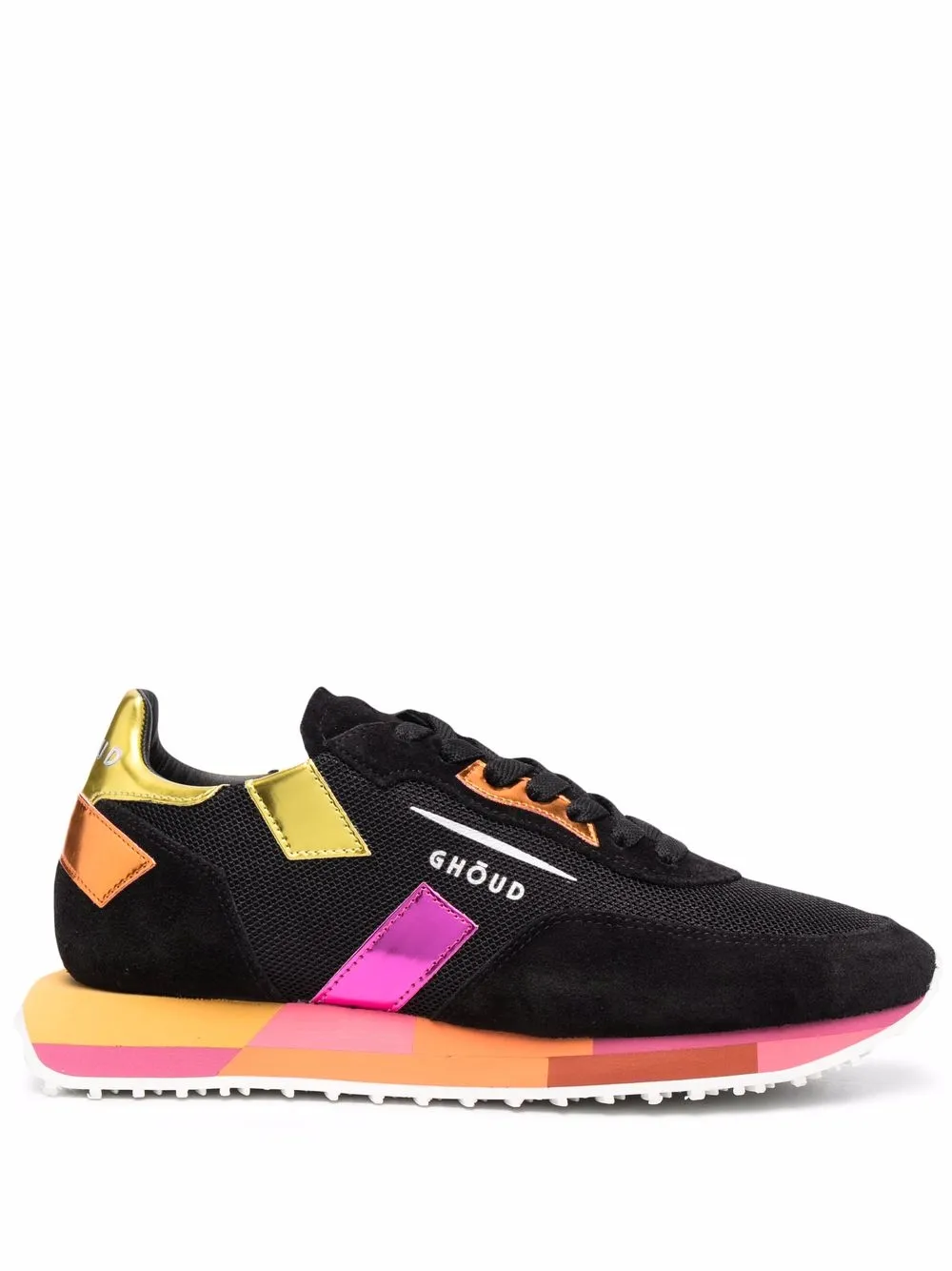 

GHŌUD tenis bajos con diseño color block - Negro