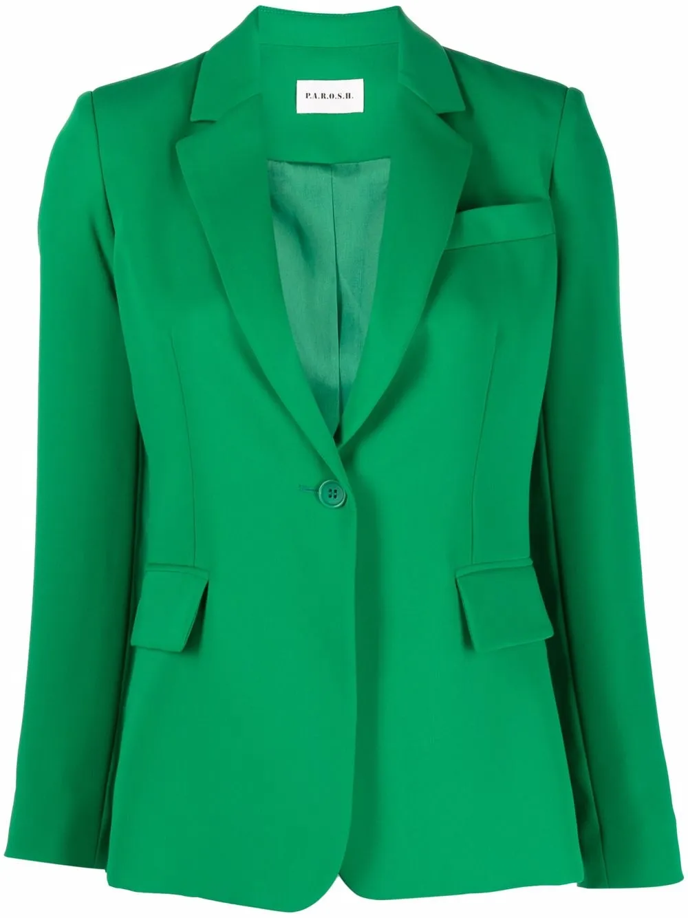 

P.A.R.O.S.H. blazer de vestir con botones - Verde