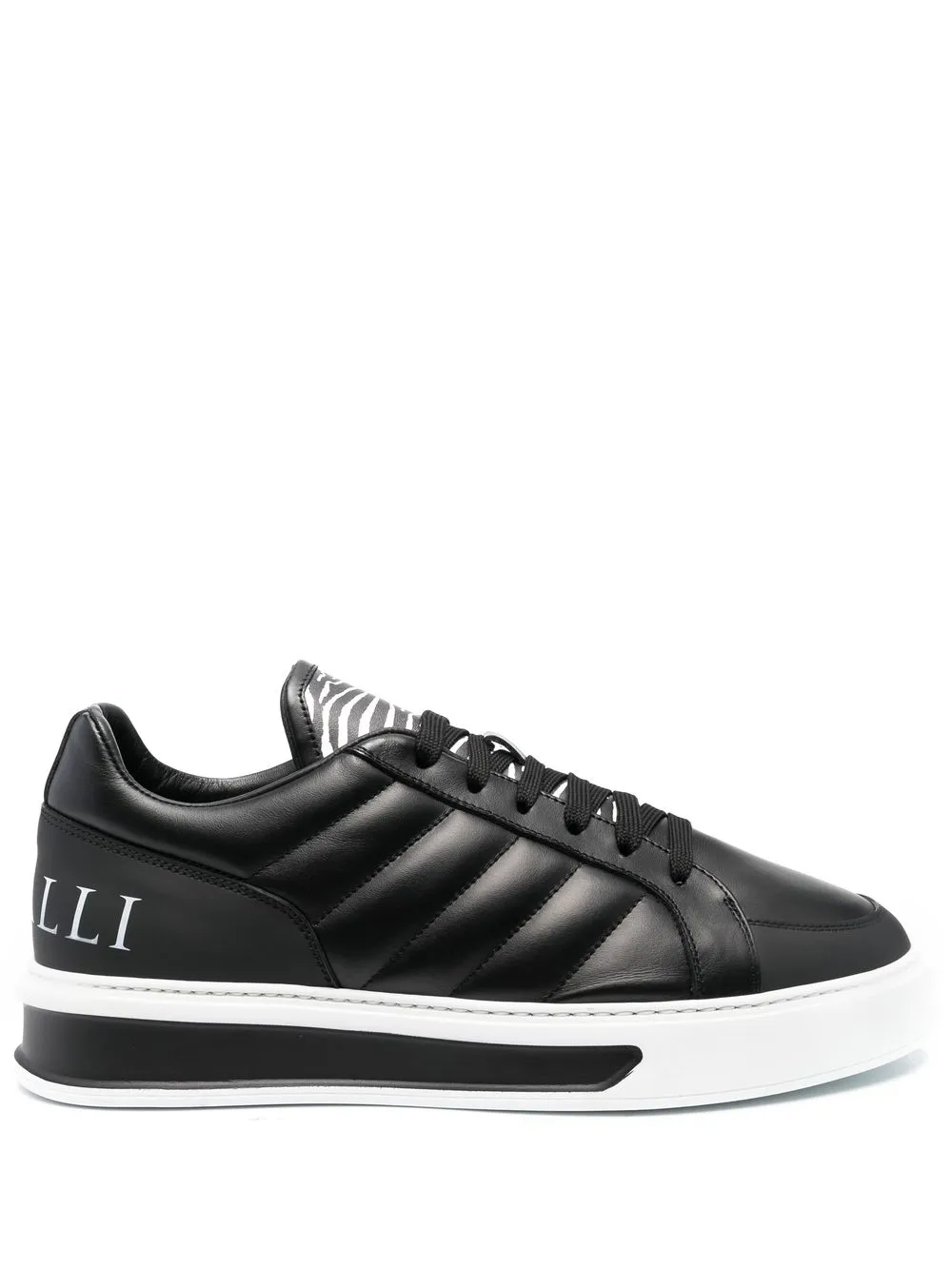 

Roberto Cavalli tenis bajos capitonados - Negro