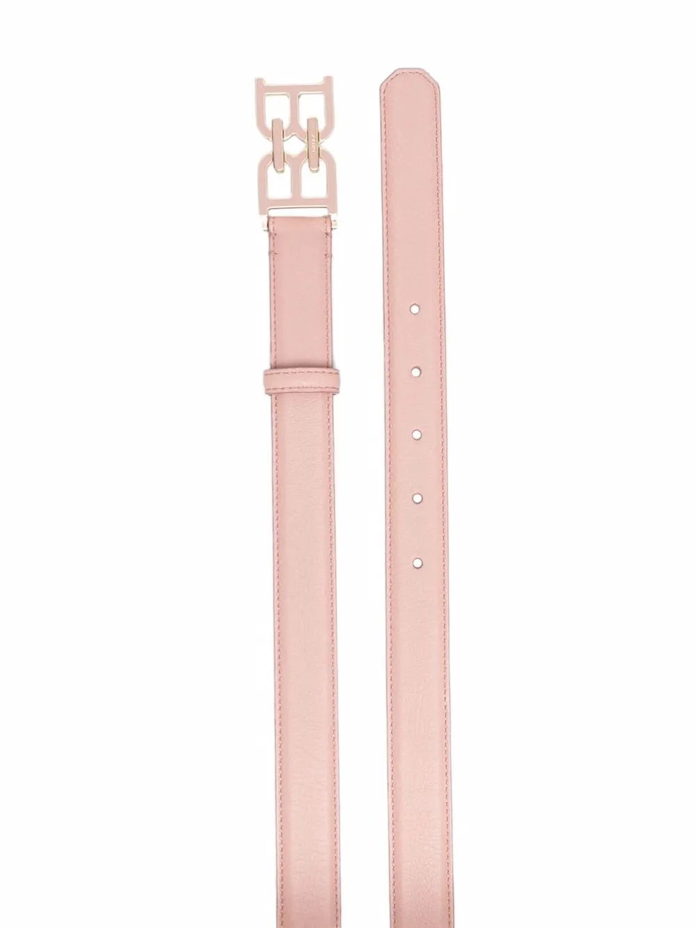 Bally Leren gespriem Roze
