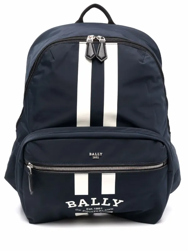 Crew Pequeña | Mochila para hombre | Nailon azul marino | Bally