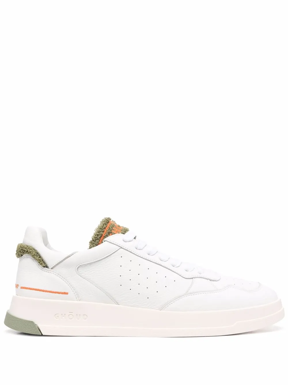 

GHŌUD tenis bajos con ribetes texturizados - Blanco