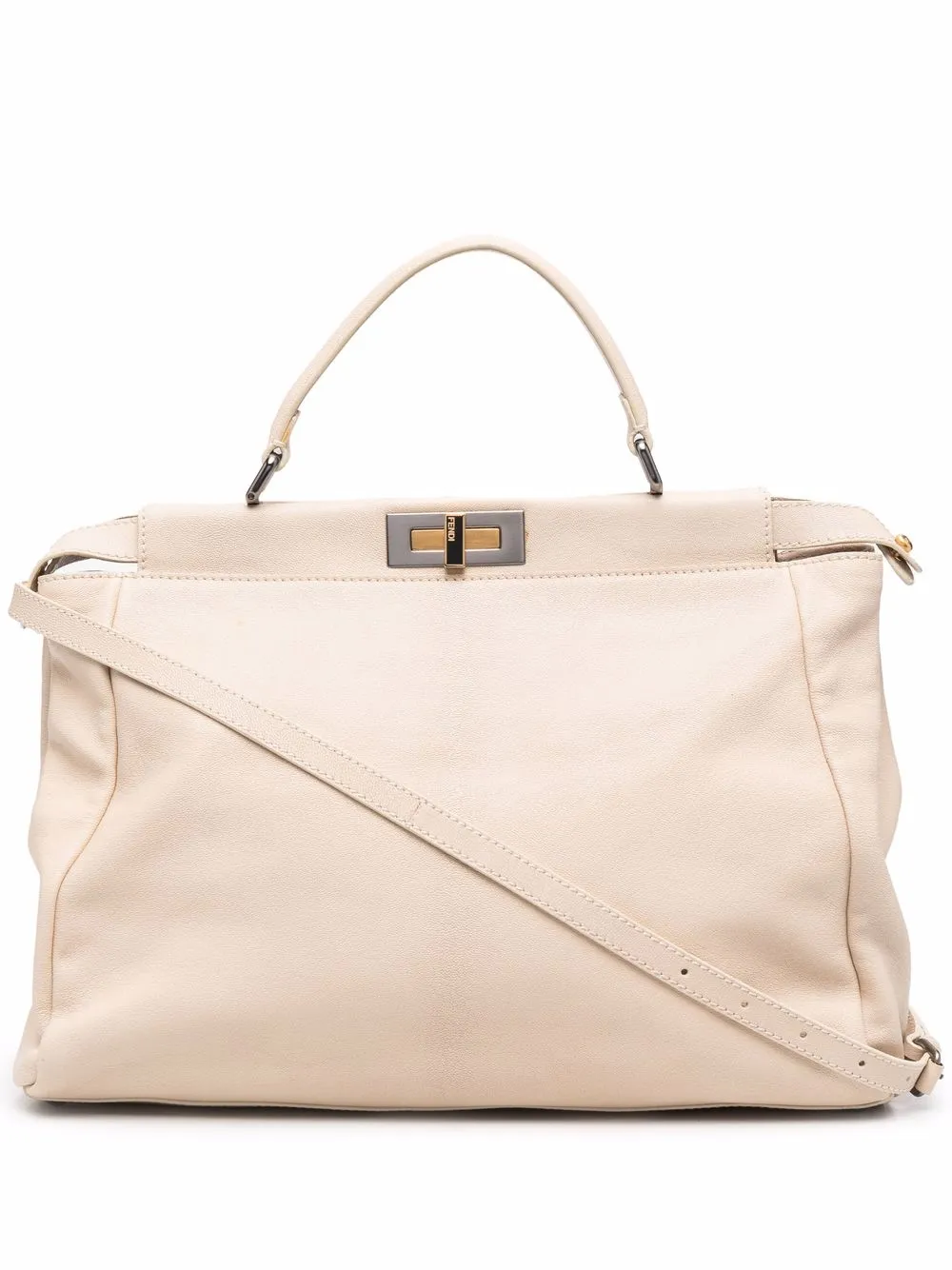 

Fendi Pre-Owned 2009 Peekaboo 2way bag - Neutrals