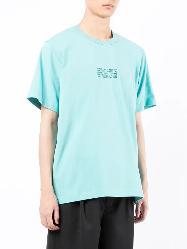 Helmut Lang Distort Logo Print T-shirt 