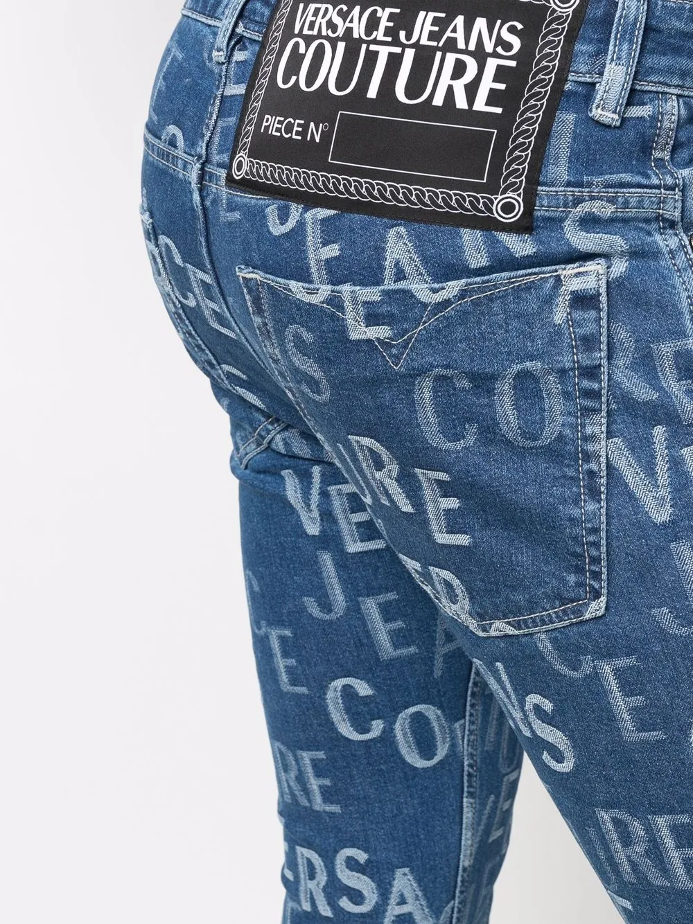 фото Versace jeans couture джинсы скинни с логотипом