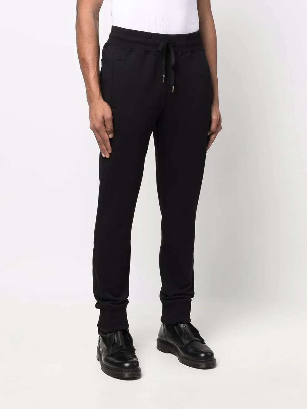 фото Versace jeans couture спортивные брюки с вышитым логотипом