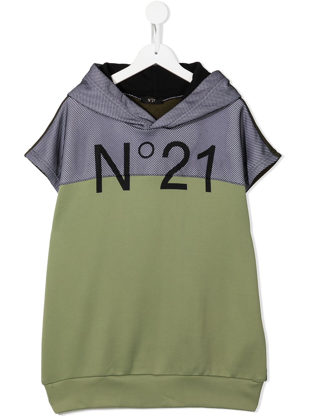 фото Nº21 kids teen panelled hooded t-shirt