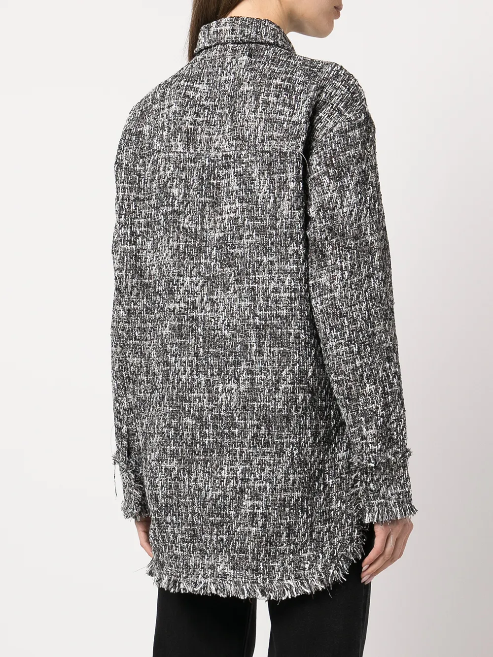 Apparis Misty Shacket In Black