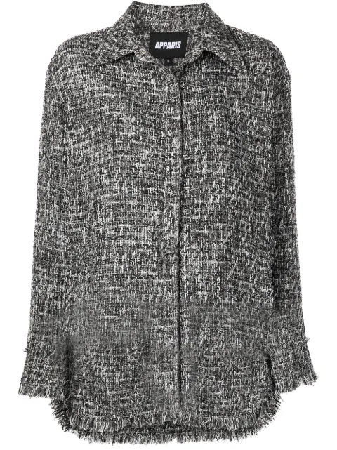 Apparis sobrecamisa Misty de tweed