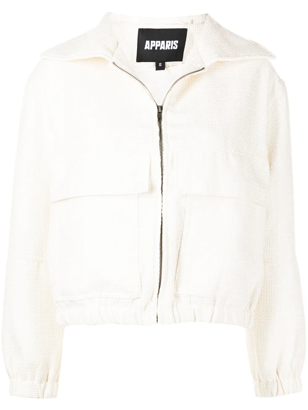 

Apparis Syd tweed bomber jacket - White