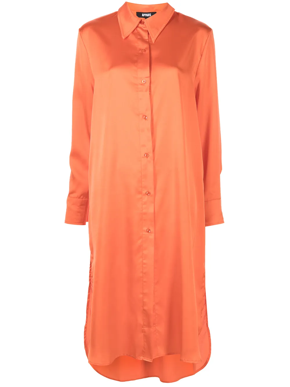 

Apparis Lorna midi shirt dress - Orange