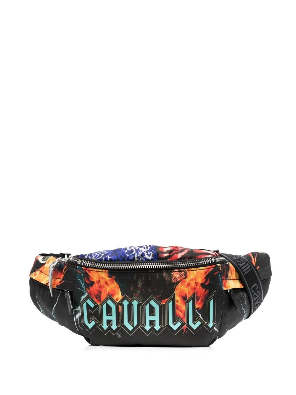 

Roberto Cavalli cangurera con logo estampado - MT056