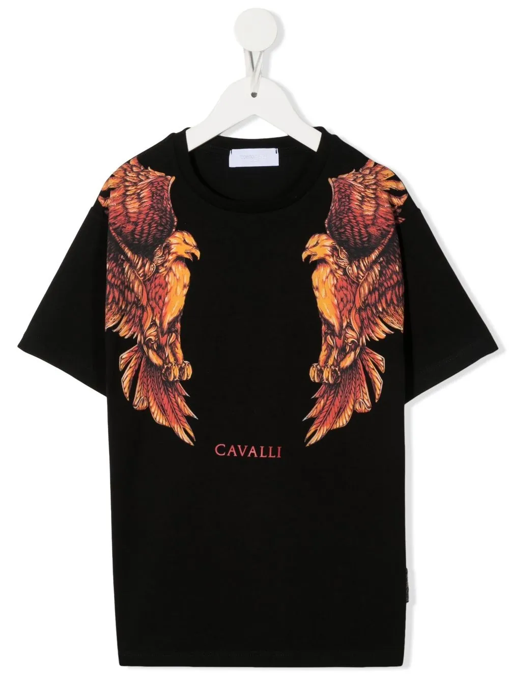 

Roberto Cavalli Junior playera con estampado - Negro