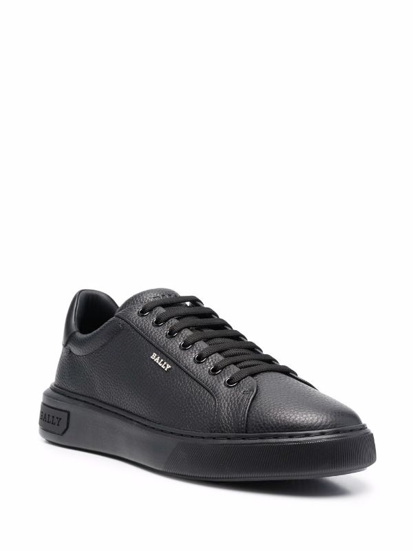 Bally patent deals leather sneakers