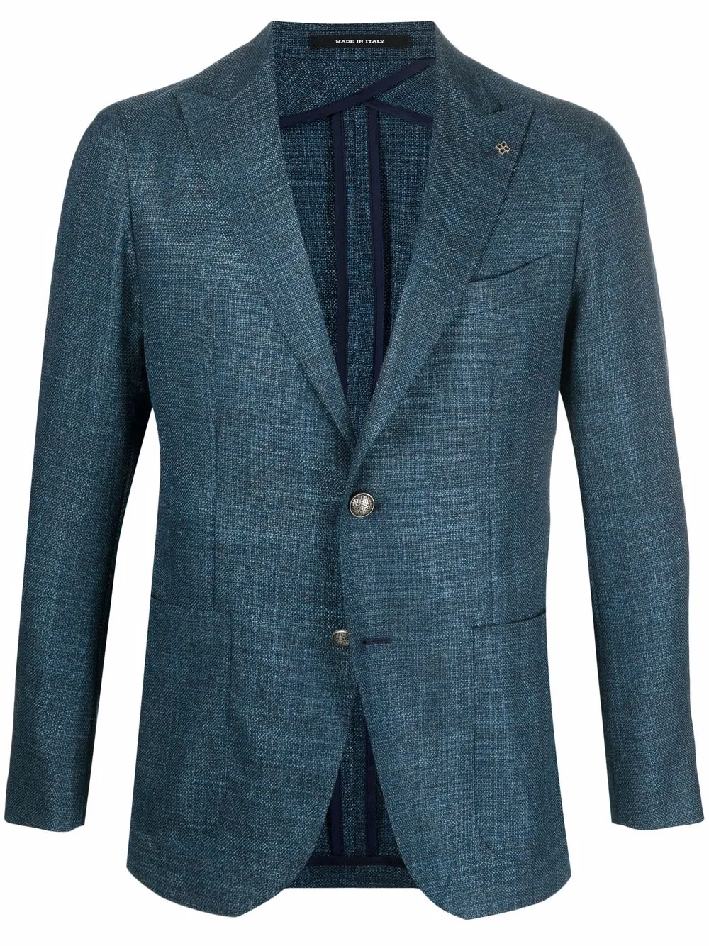 

Tagliatore blazer ajustado con botones - Azul