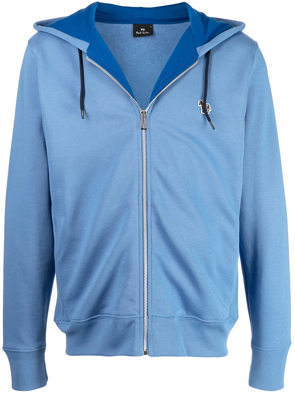 

PS Paul Smith hoodie con parche de cebra - Azul