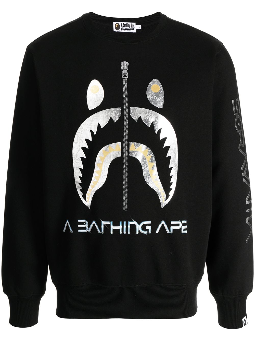 A BATHING APE® x Hajime Sorayama Shark crew-neck Sweatshirt - Farfetch