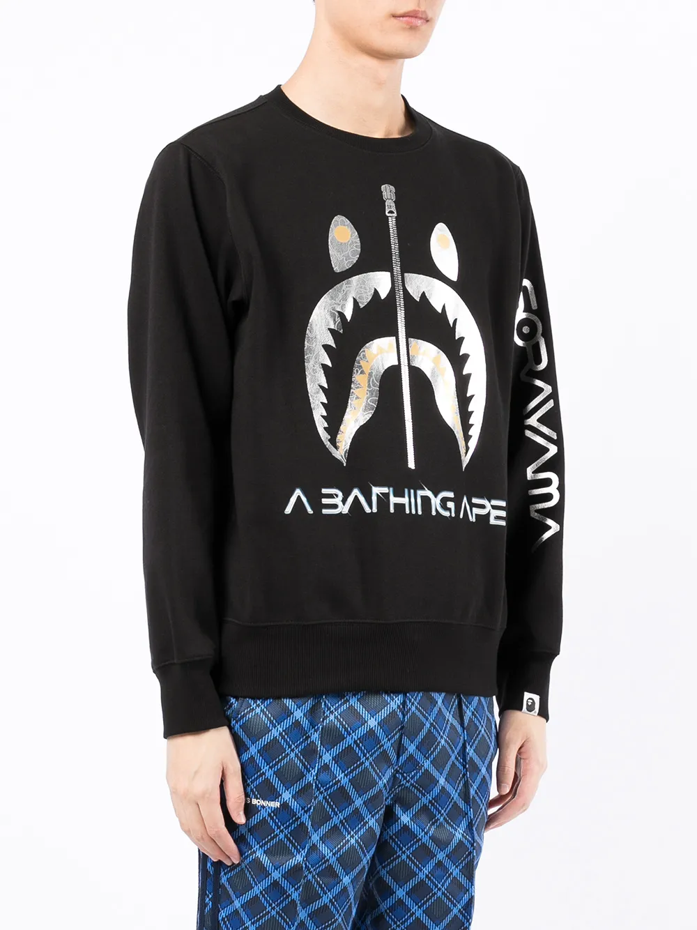 A BATHING APE® x Hajime Sorayama Shark crew-neck Sweatshirt - Farfetch