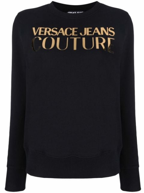 Versace Jeans Couture logo crew-neck sweatshirt 