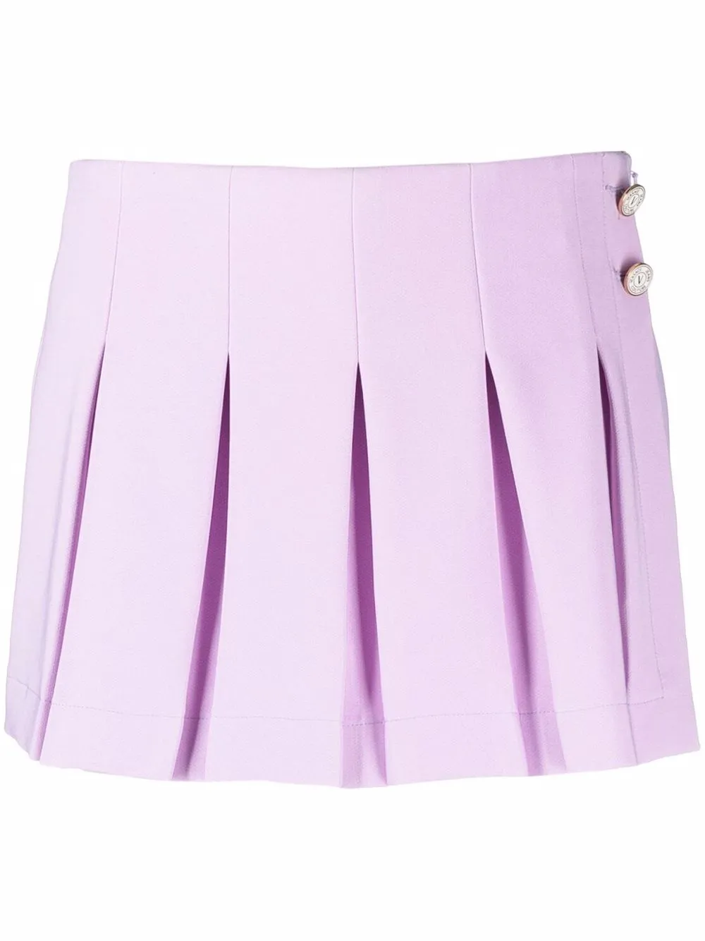 Versace Jeans Couture pleated fitted shorts
