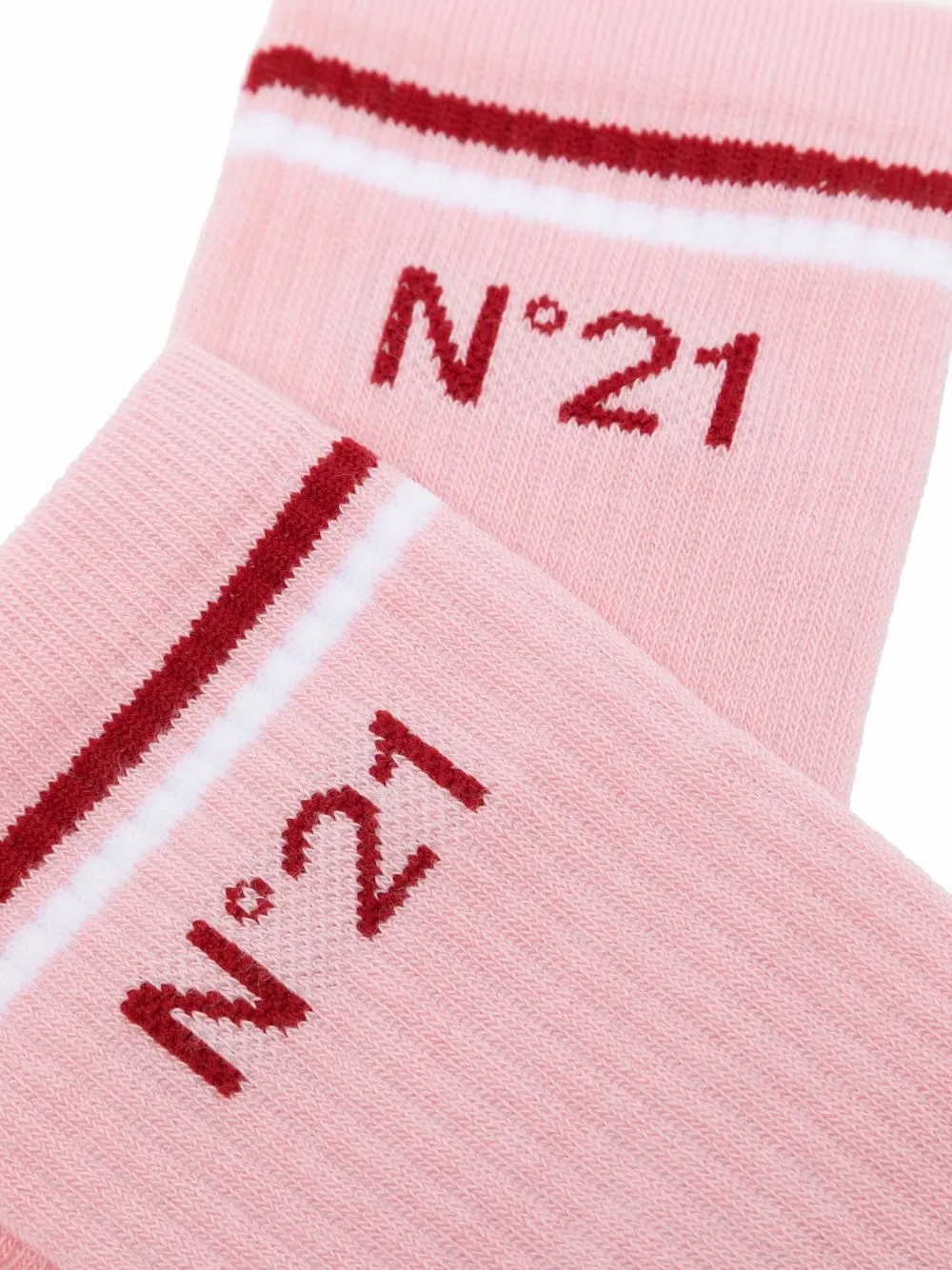 Nº21 Kids Sokken met logoprint - Roze