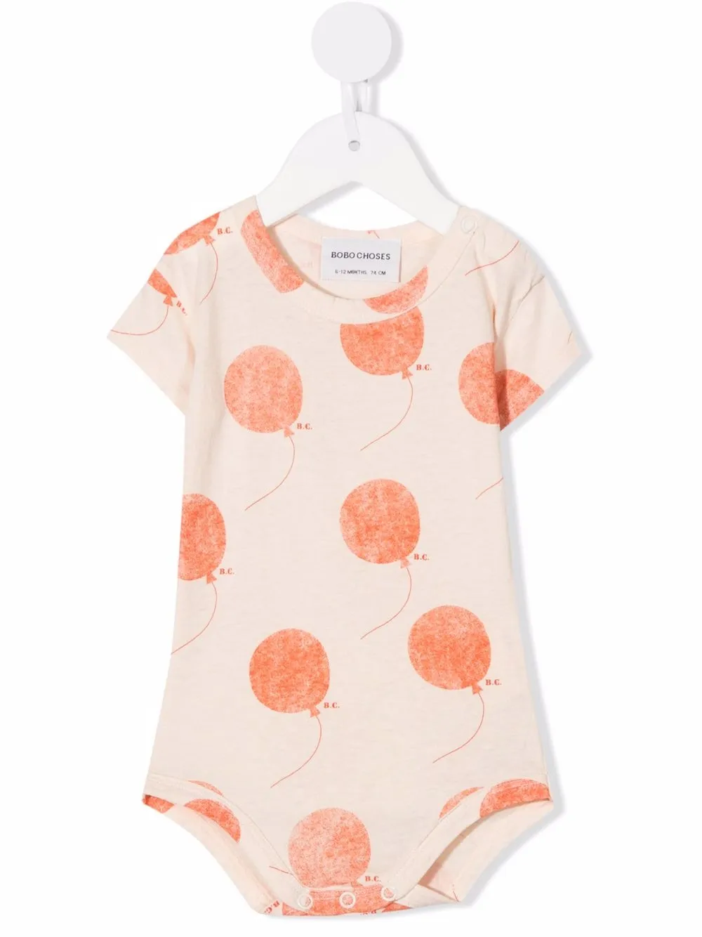 Bobo Choses боди с короткими рукавами и принтом